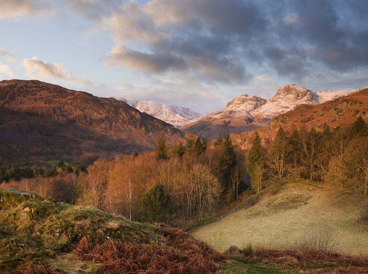 Dawn over Langdale Pike