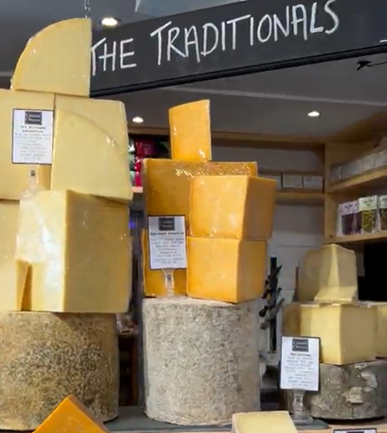 Inside the Cartmerl cheese shop